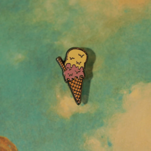 Ice Cream Enamel Pin